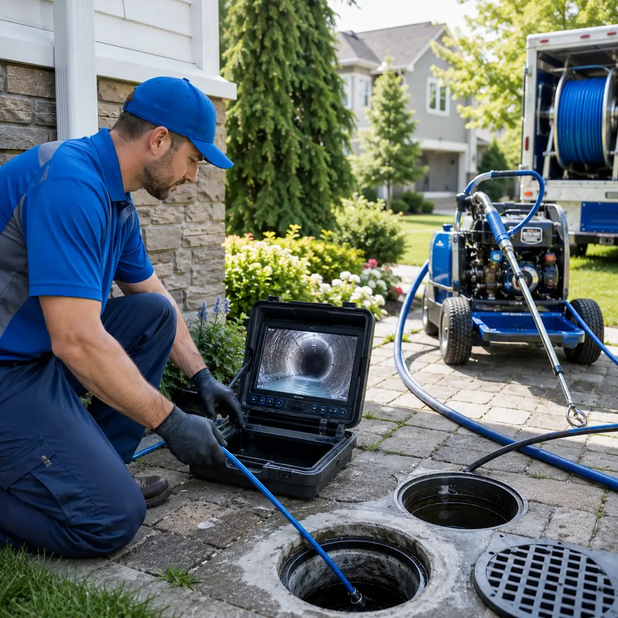 Outdoor drain cleaning professionals serving Mattaponi, VA